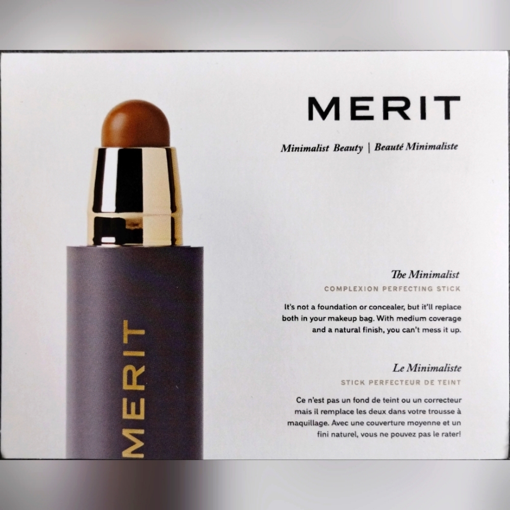 MERIT Minimalist Beauty The Minimalist COMPLEXION PERFECTING STICK SAMPLE
